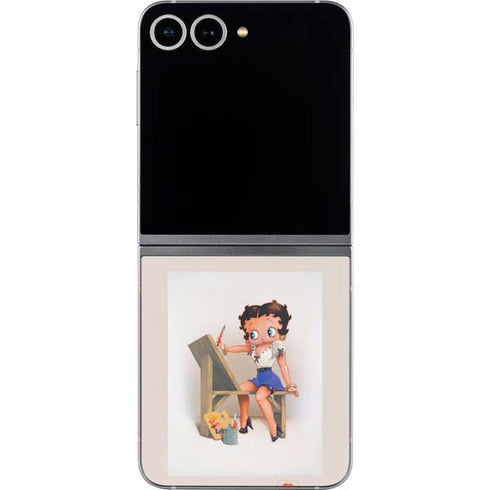 Betty Boop The Artist Galaxy Z Flip6 Skin